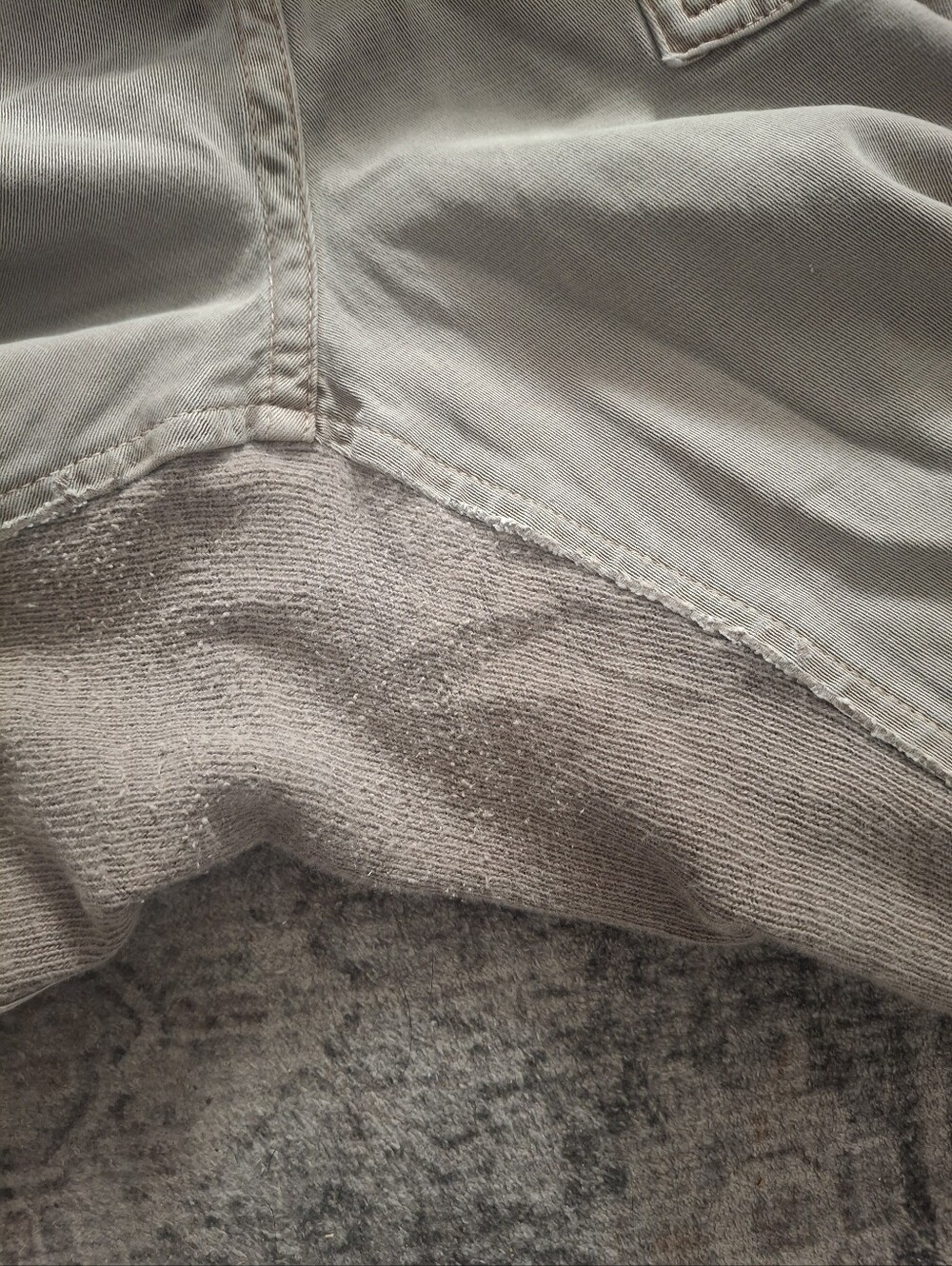 James Perse Mixed Media Pant in Coyote - Picture 15 of 16